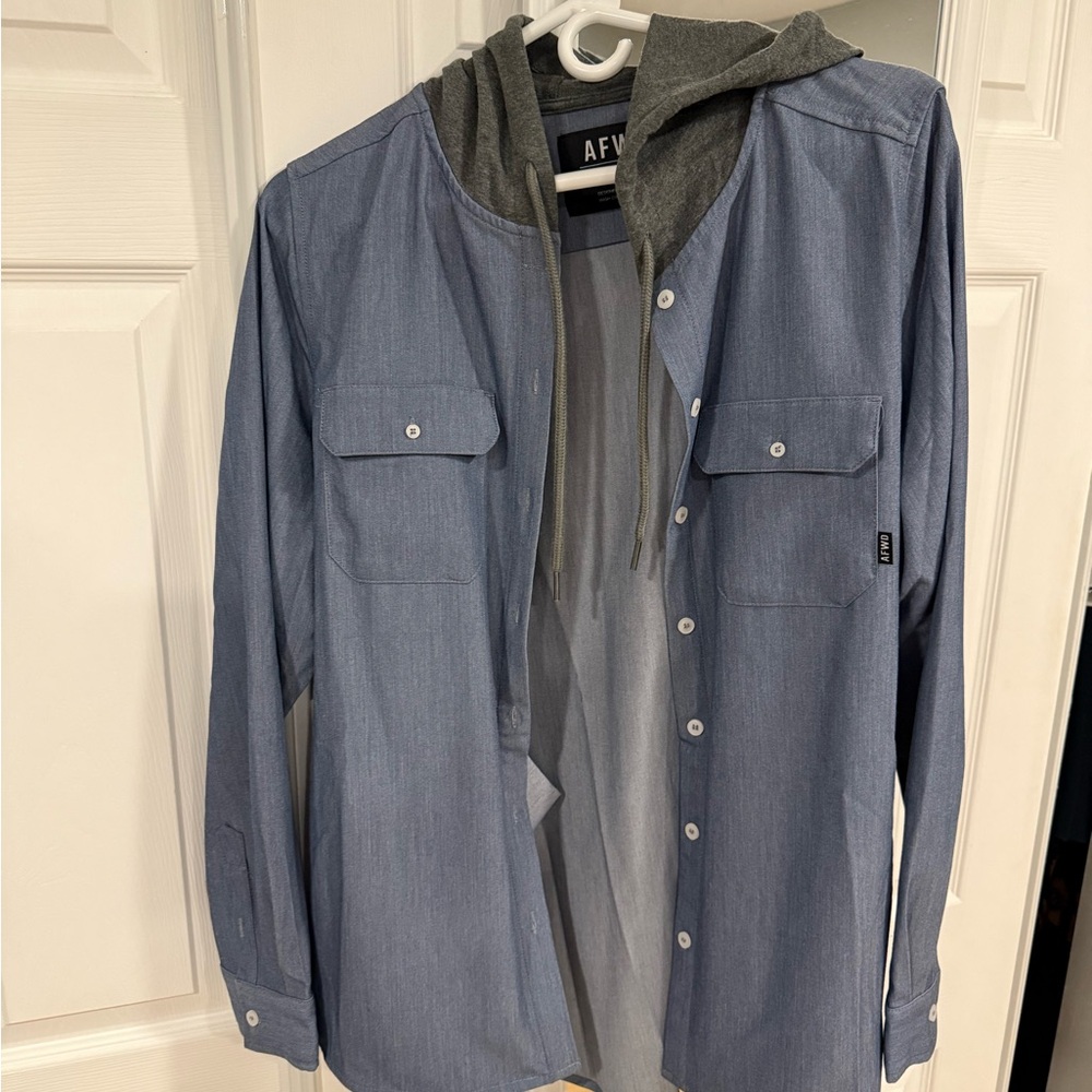 Aloha Forward Chambray Shacket